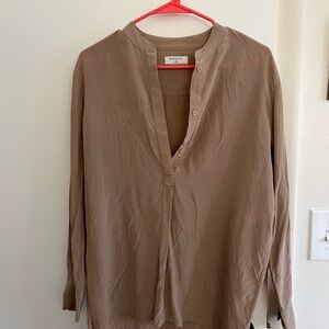 Aritzia Babaton Tan Blouse